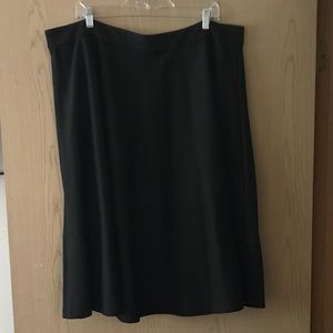Eloquii Black Circle Skirt